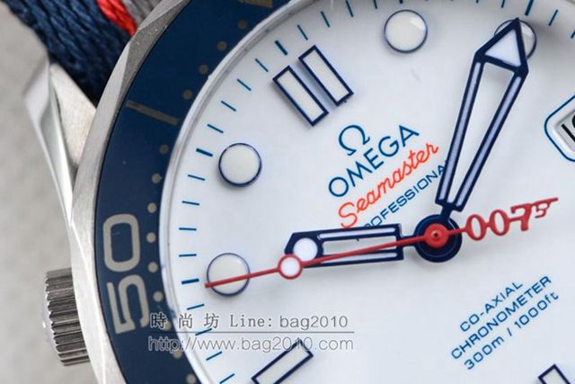 OMEGA手錶 歐米茄海馬007紀念款腕表 陶瓷表圈 歐米茄機械男表 歐米茄高端男士腕表  hds1472
